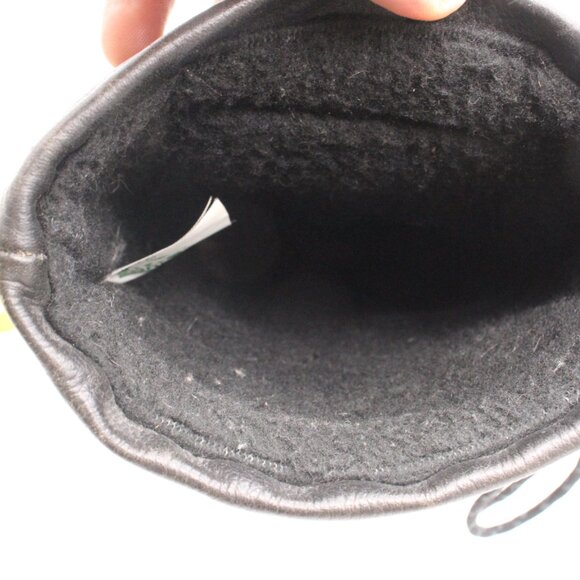 Sorel Salerno Women's Size 7 M Black Leather Mid Calf Boot Winter Snow Lace Up - Picture 9 of 11